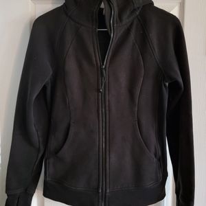 Black Lululemon Scuba Zip Up Jacket